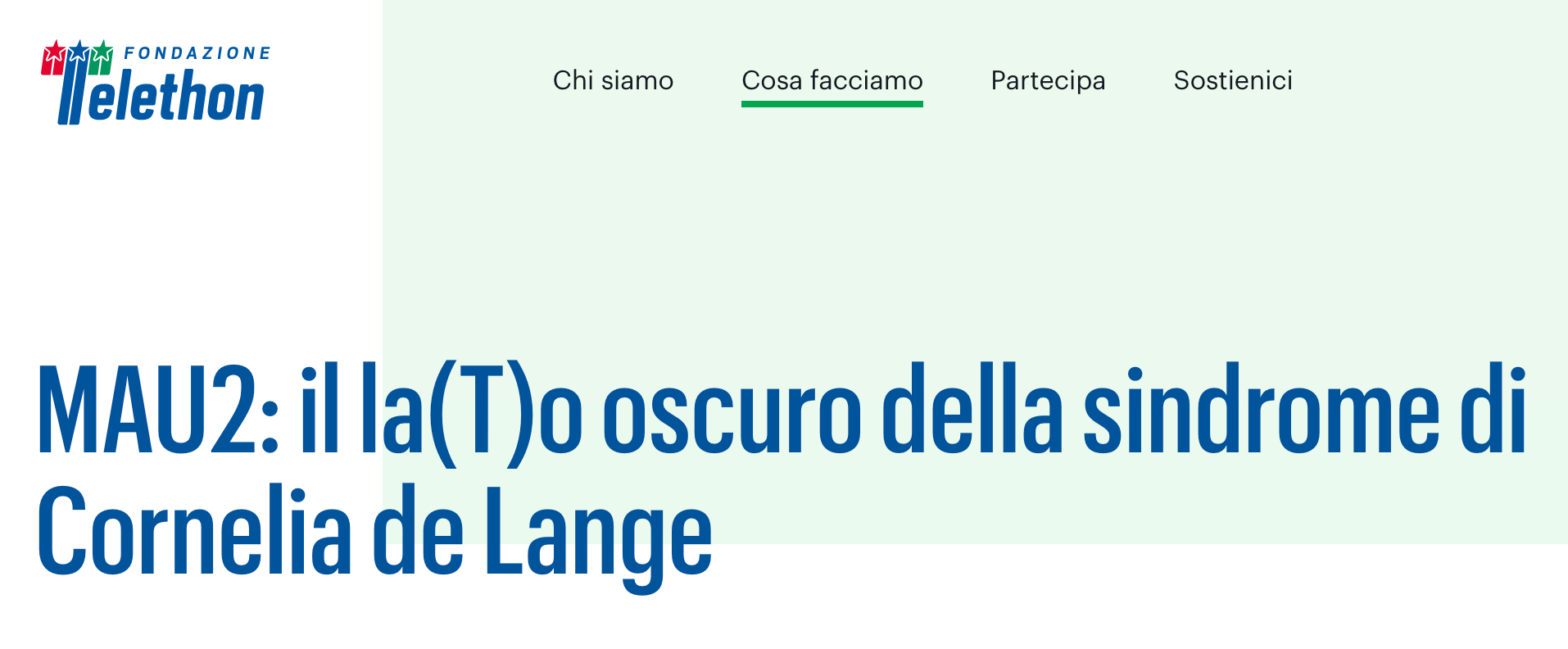 Vincitori del bando Fondazione Telethon-Fondazione Cariplo 2022